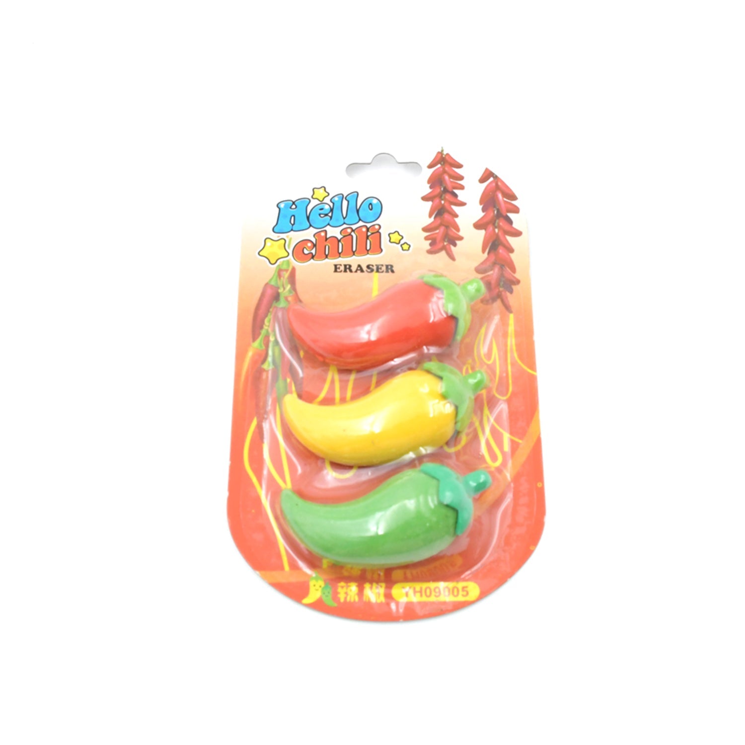 4626 3D Fancy & Stylish Colorful Chili Shape Erasers, Mini Eraser Creative Cute Novelty Eraser for Children Eraser Set for Return Gift, Birthday Party, School Prize, (3 pc Set) 4626 3D Fancy & Stylish Colorful Chili Shape Erasers, Mini Eraser Creative Cute Novelty Eraser for Children Eraser Set for Return Gift, Birthday Party, School Prize, (3 pc Set)
